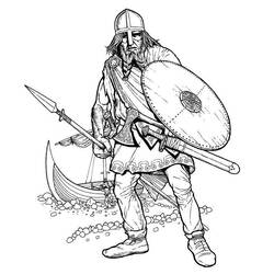 Viking - Desenhos para colorir gratuitos