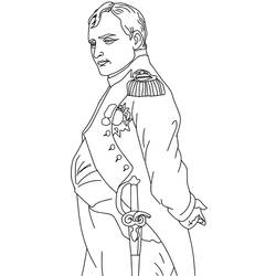 Napoleão Bonaparte - Desenhos para colorir gratuitos