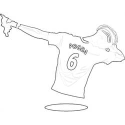 Paul Pogba - Desenhos para colorir gratuitos