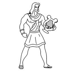 Apolo - Desenhos para colorir gratuitos