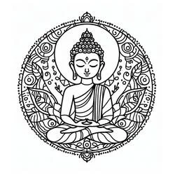 Buda - Desenhos para colorir gratuitos