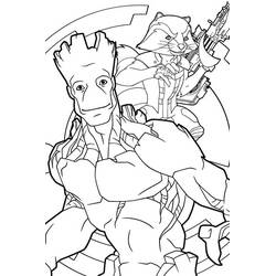 Guardiões da Galáxia - Desenhos para colorir gratuitos