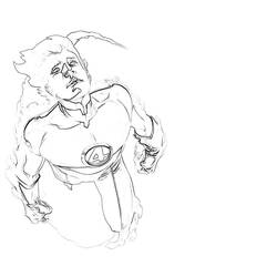 Tocha Humana - Desenhos para colorir gratuitos
