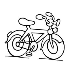 Bicicleta - Desenhos para colorir gratuitos
