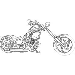Harley-Davidson - Desenhos para colorir gratuitos