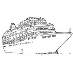 Navio de Cruzeiro - Desenhos para colorir gratuitos