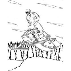 Snowmobile - Desenhos para colorir gratuitos