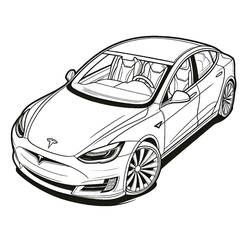 Tesla - Desenhos para colorir gratuitos