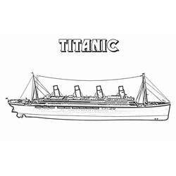 Titanic - Desenhos para colorir gratuitos