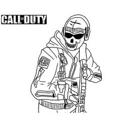 Call of Duty - Desenhos para colorir gratuitos