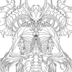 Diablo - Desenhos para colorir gratuitos