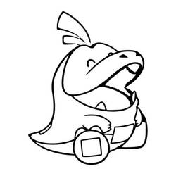 Fuecoco - Desenhos para colorir gratuitos