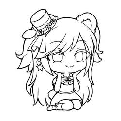 Gacha Life - Desenhos para colorir gratuitos