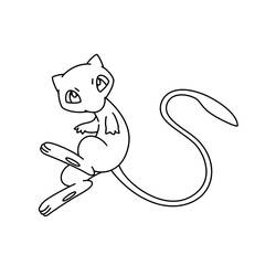 Mew - Desenhos para colorir gratuitos