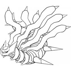 Pokémon Giratina - Desenhos para colorir gratuitos