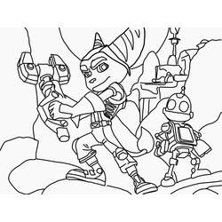 Ratchet e Clank - Desenhos para colorir gratuitos