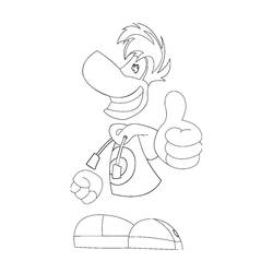 Rayman - Desenhos para colorir gratuitos