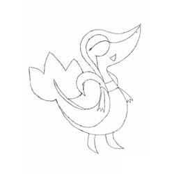 Snivy - Desenhos para colorir gratuitos