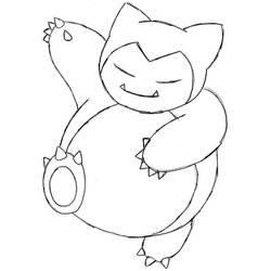 Snorlax - Desenhos para colorir gratuitos