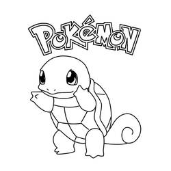 Squirtle - Desenhos para colorir gratuitos