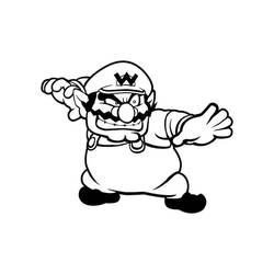 Wario - Desenhos para colorir gratuitos