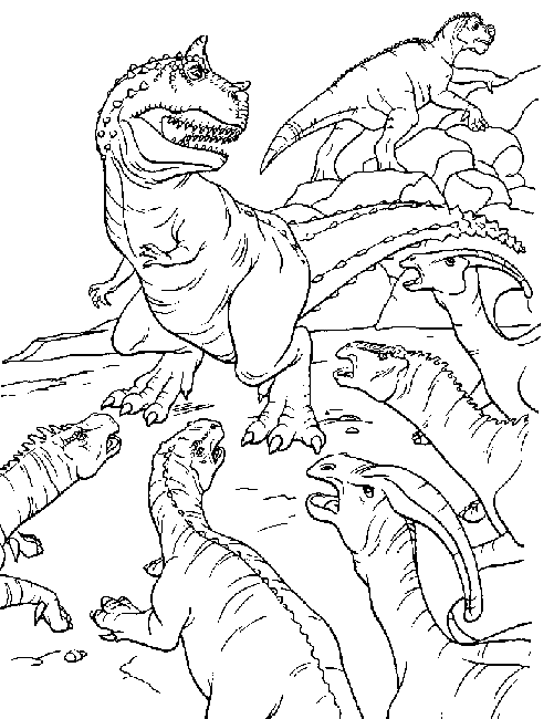 Desenho gratuito Dinossauro #5645 da colecao Animais Pré-históricos para imprimir