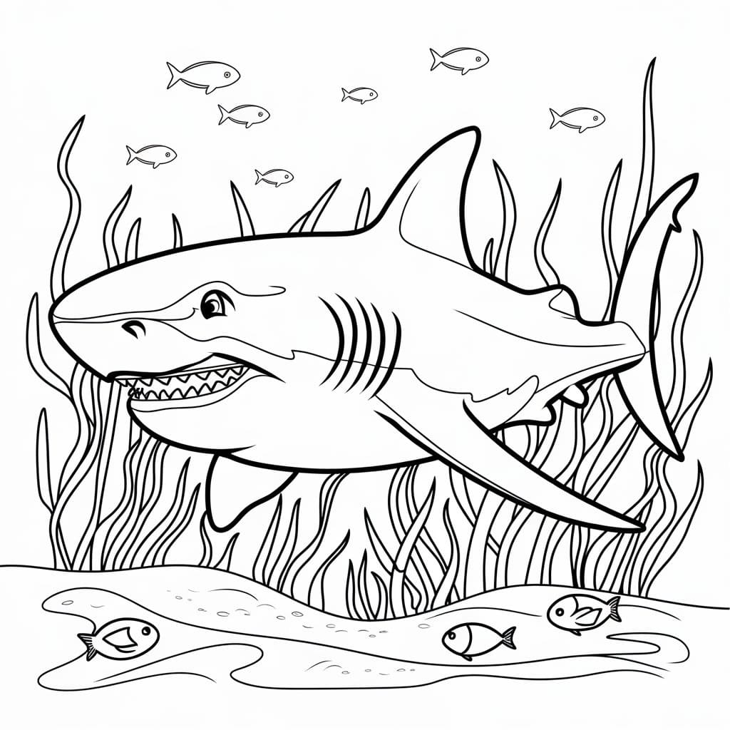Desenho gratuito Megalodonte #220723 da colecao Animais Pré-históricos para imprimir