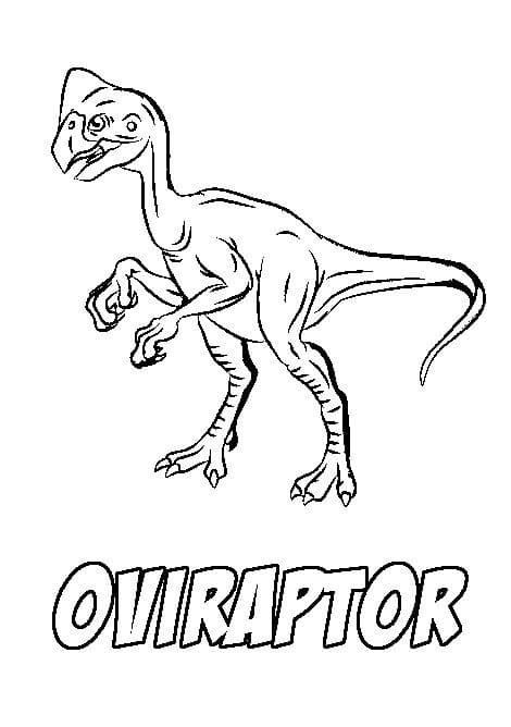 Página para colorir: Oviraptor (Animais Pré-históricos) #186489 - Páginas para Colorir Imprimíveis Gratuitamente