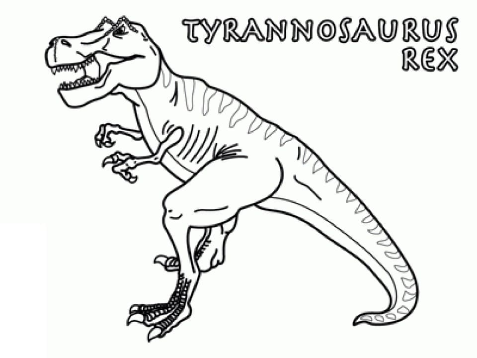 Imagem para colorir de T-Rex #180077 da nossa coleção Animais Pré-históricos, fácil de imprimir Imagem para colorir de T-Rex #180077 da nossa coleção Animais Pré-históricos, fácil de imprimir
