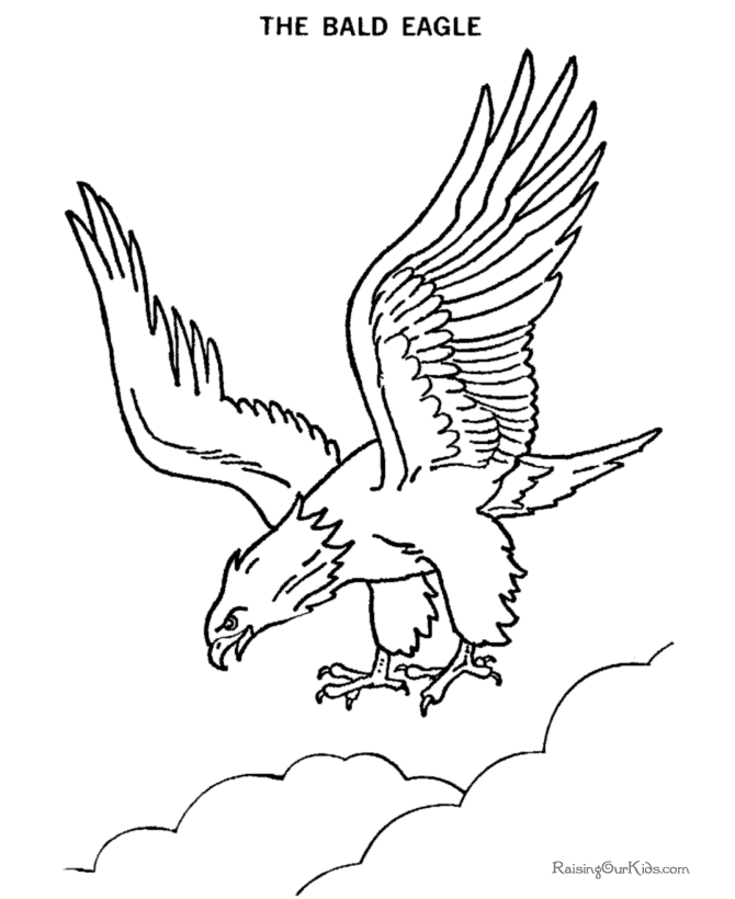 Página para colorir: Águia (animais) #293 - Páginas para Colorir Imprimíveis Gratuitamente
