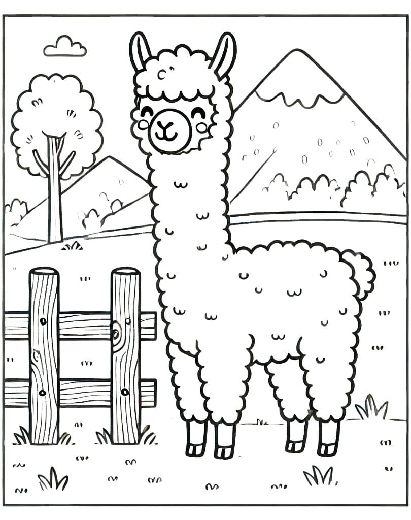 Desenho gratuito Alpaca #217288 da colecao Animais para imprimir Desenho gratuito Alpaca #217288 da colecao Animais para imprimir