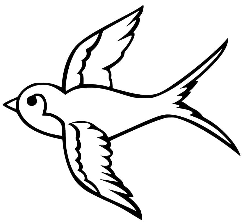 Desenho gratuito Andorinha #210278 da colecao Animais para imprimir