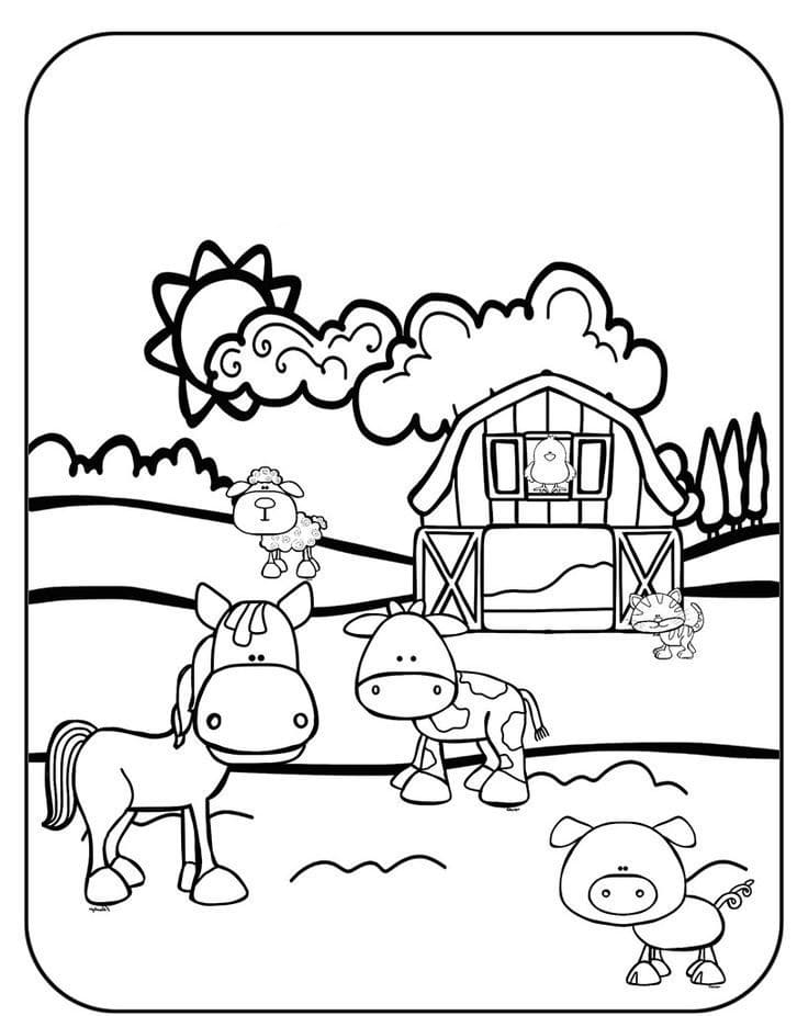 Desenho gratuito Animais da Fazenda #198095 da colecao Animais para imprimir