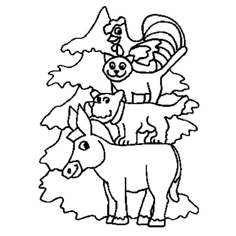 Desenho gratuito Animais da Fazenda #21426 da colecao Animais para imprimir