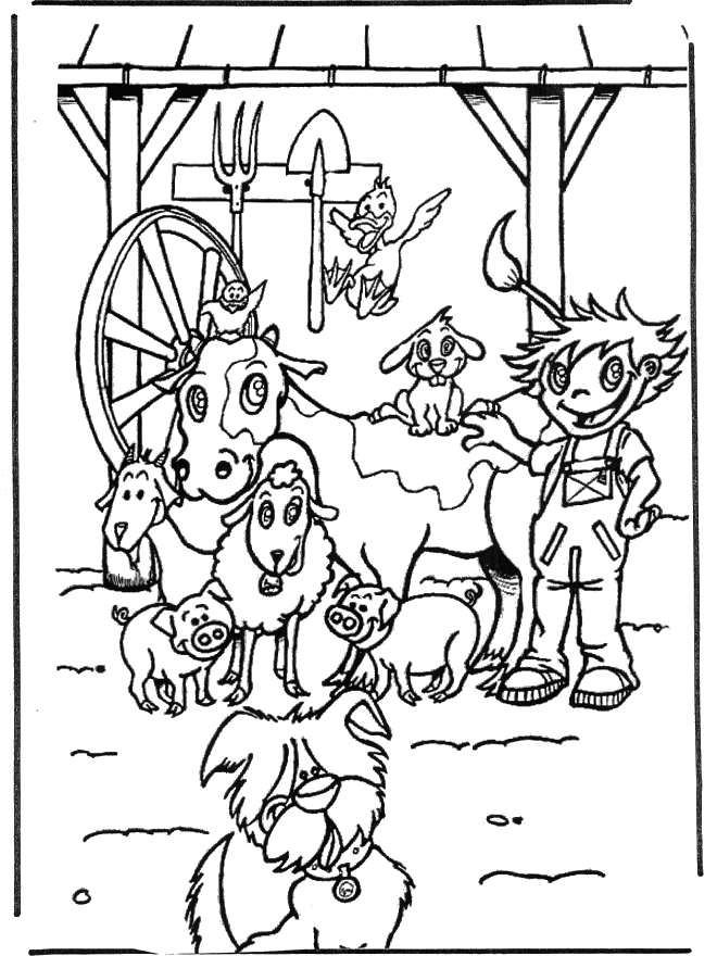 Desenho gratuito Animais da Fazenda #21446 da colecao Animais para imprimir