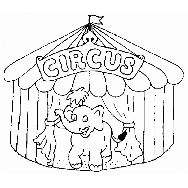 Página para colorir: animais de circo (animais) #20807 - Páginas para Colorir Imprimíveis Gratuitamente