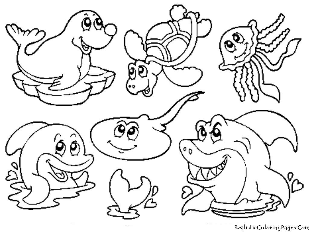 Página para colorir: animais marinhos (animais) #22092 - Páginas para Colorir Imprimíveis Gratuitamente