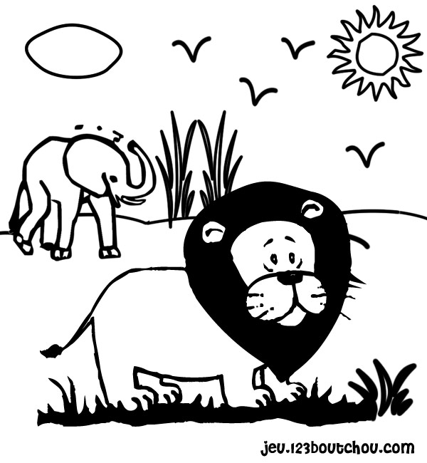 Página para colorir: Animais selvagens/da selva (animais) #21113 - Páginas para Colorir Imprimíveis Gratuitamente