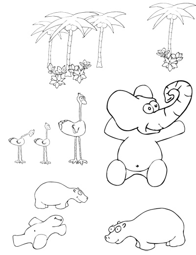 Página para colorir: Animais selvagens/da selva (animais) #21128 - Páginas para Colorir Imprimíveis Gratuitamente