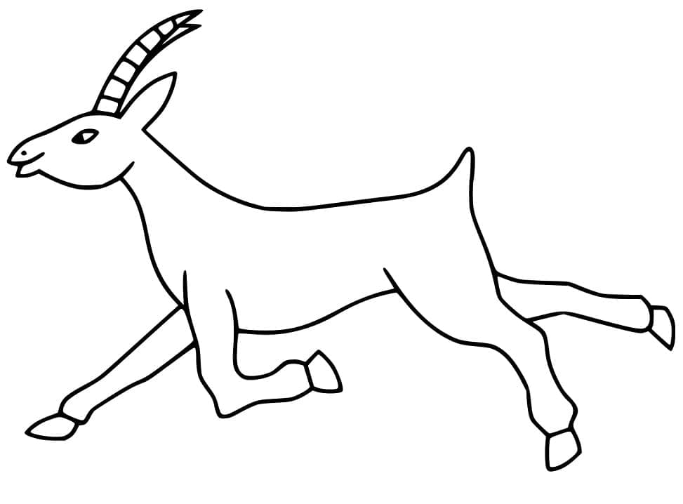 Desenho gratuito Antílope #210756 da colecao Animais para imprimir