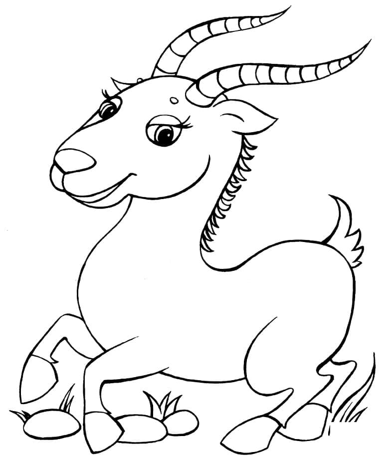 Desenho gratuito Antílope #210767 da colecao Animais para imprimir