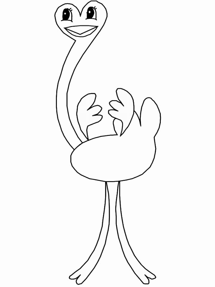 Desenho gratuito Avestruz #204589 da colecao Animais para imprimir