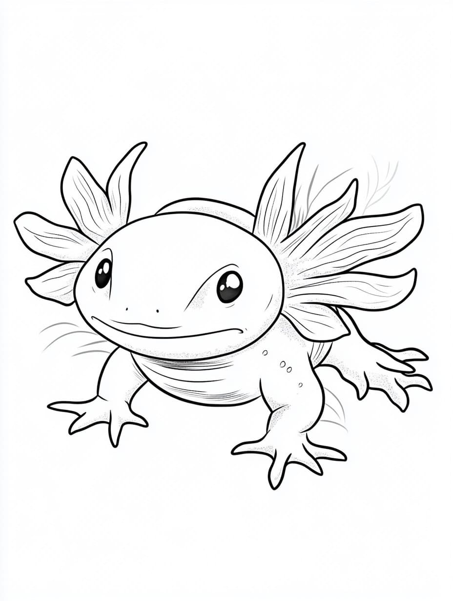 Desenho gratuito Axolote #220214 da colecao Animais para imprimir Desenho gratuito Axolote #220214 da colecao Animais para imprimir