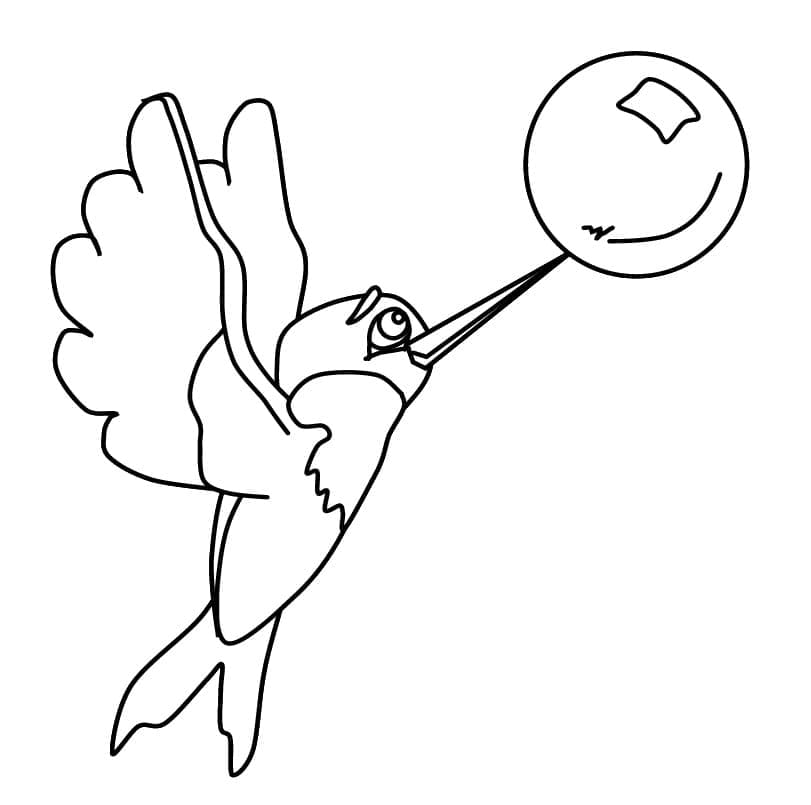 Desenho gratuito Beija-flor #208622 da colecao Animais para imprimir