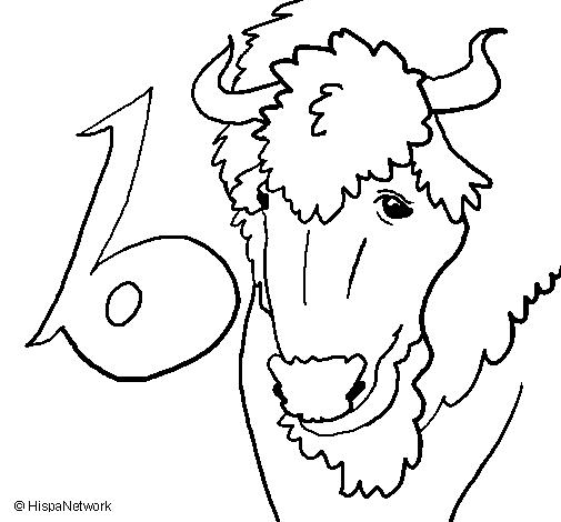 Desenho gratuito Bisão #1223 da colecao Animais para imprimir