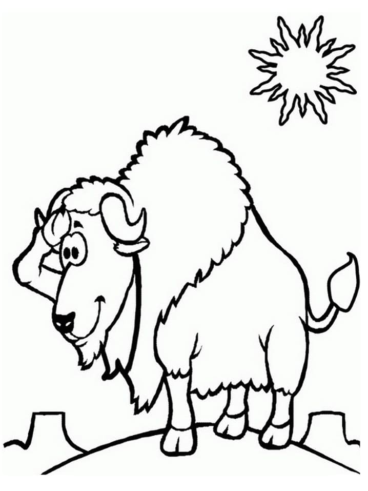 Desenho gratuito Bisão #205520 da colecao Animais para imprimir