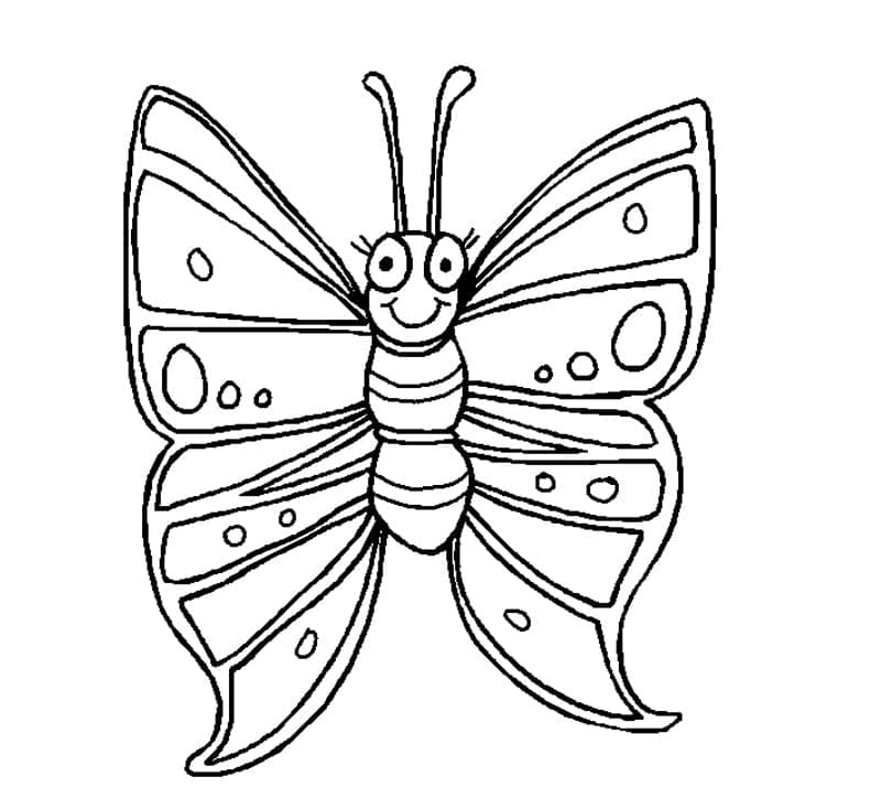 Desenho grátis de Borboleta #175106 para crianças e adultos, coleção Animais