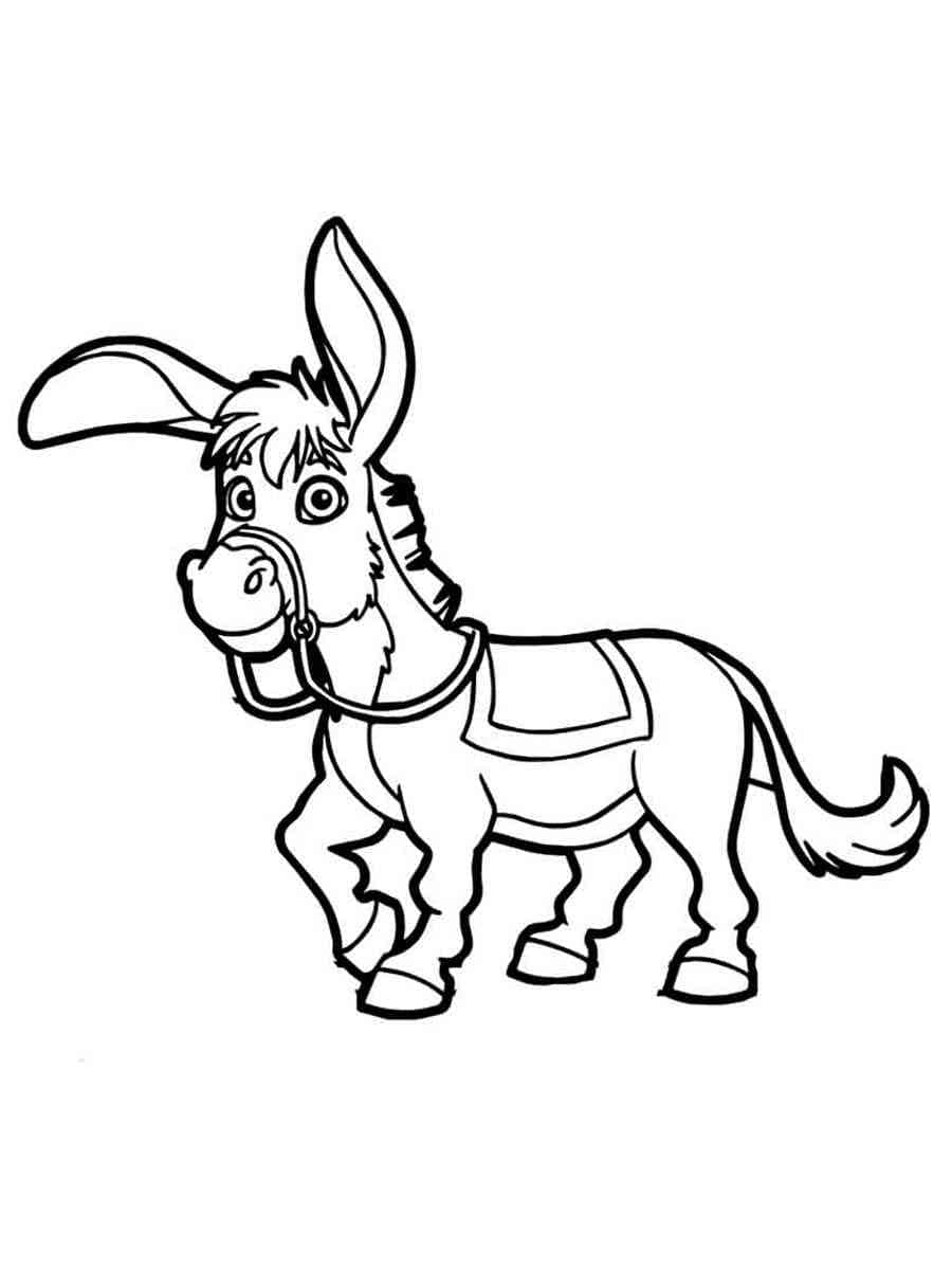 Página para colorir: Burro (Animais) #197833 - Páginas para Colorir Imprimíveis Gratuitamente