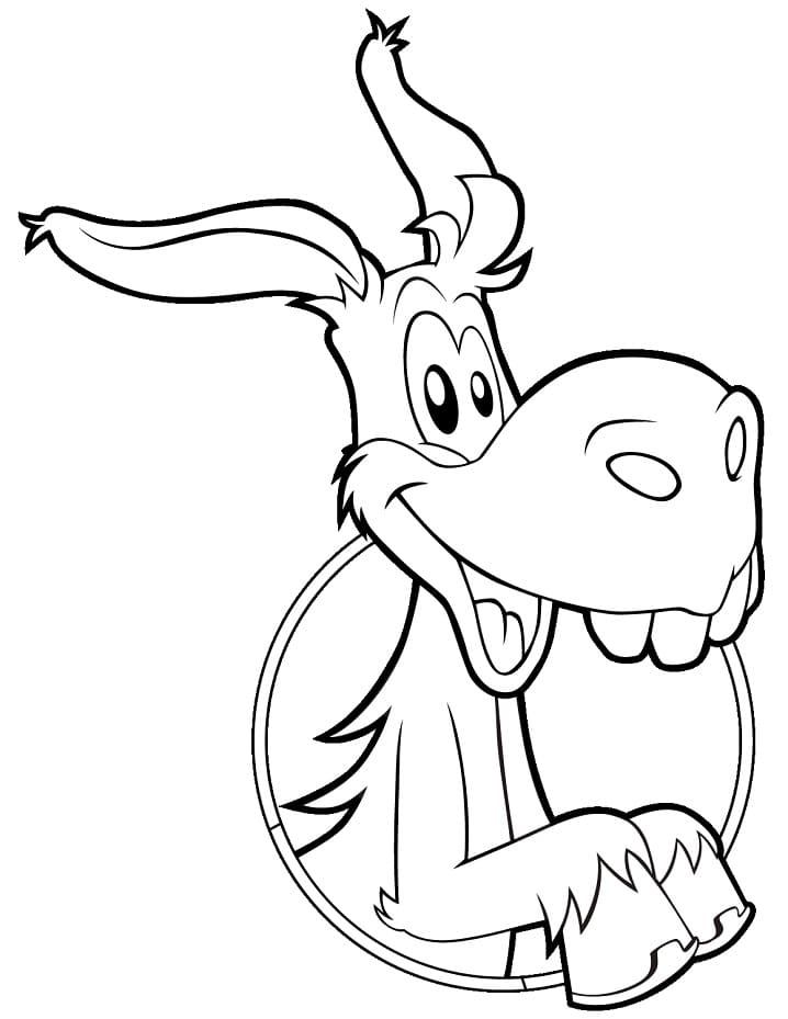 Desenho gratuito Burro #197886 da colecao Animais para imprimir