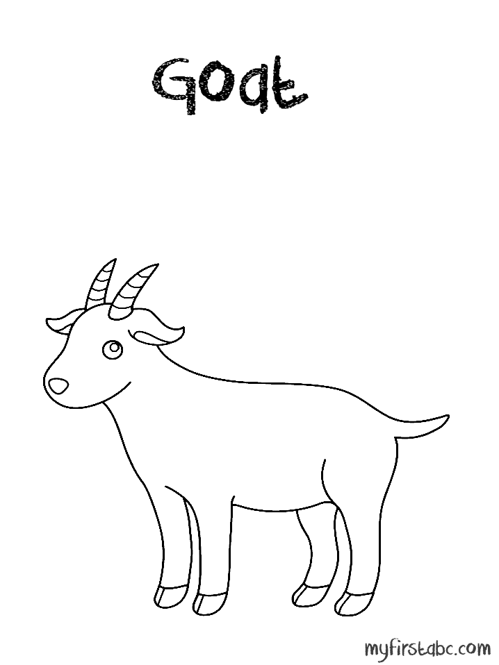 Página para colorir: Cabra (animais) #2405 - Páginas para Colorir Imprimíveis Gratuitamente